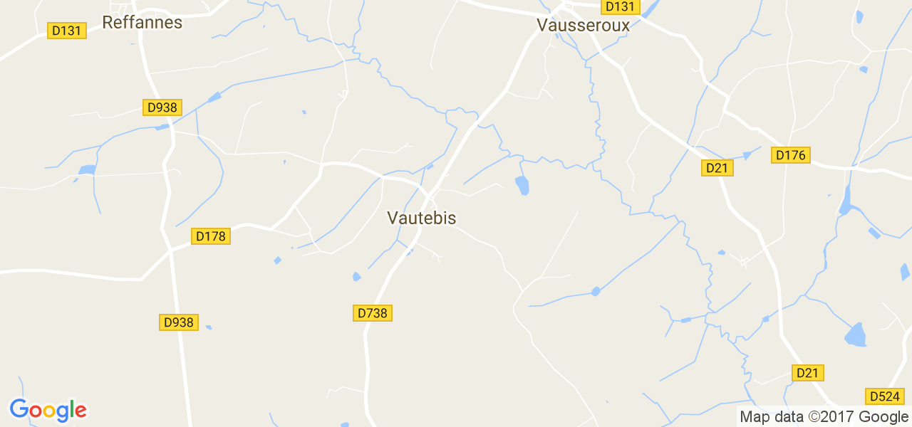 map de la ville de Vautebis