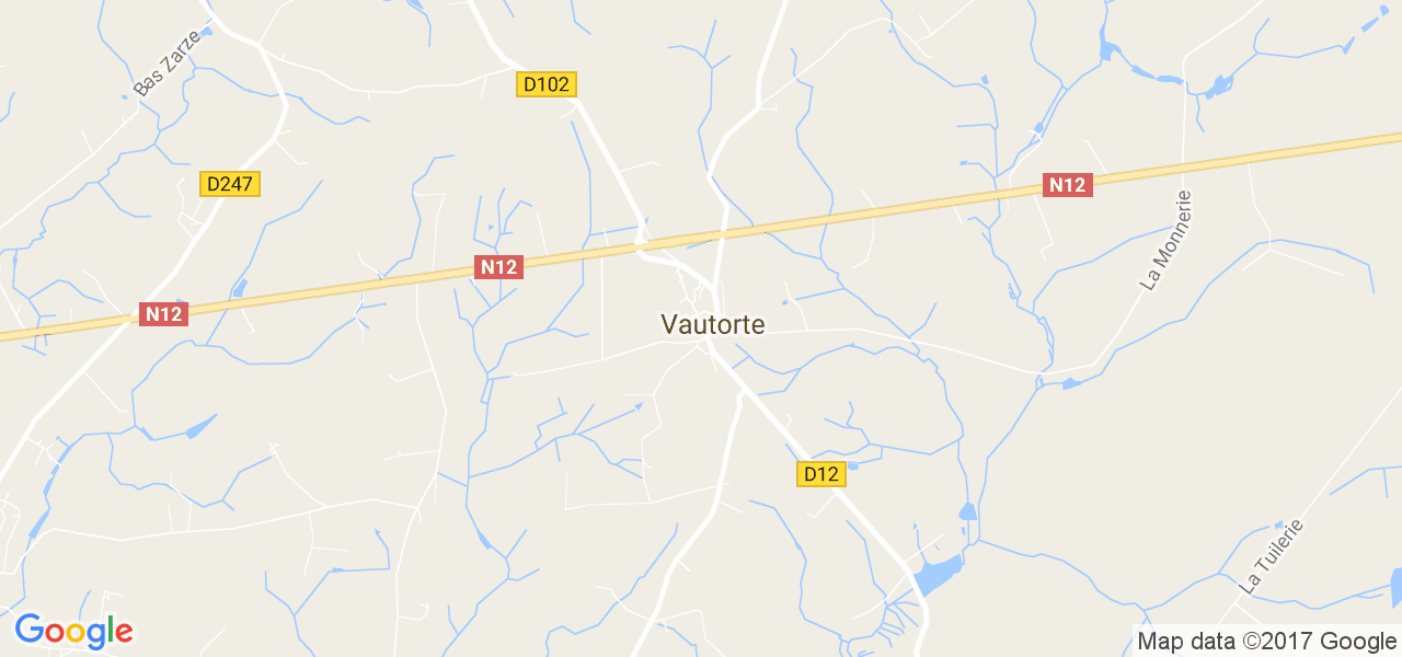 map de la ville de Vautorte