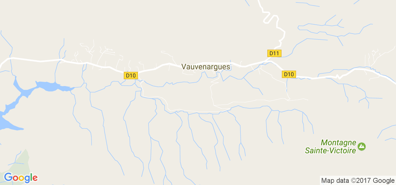 map de la ville de Vauvenargues