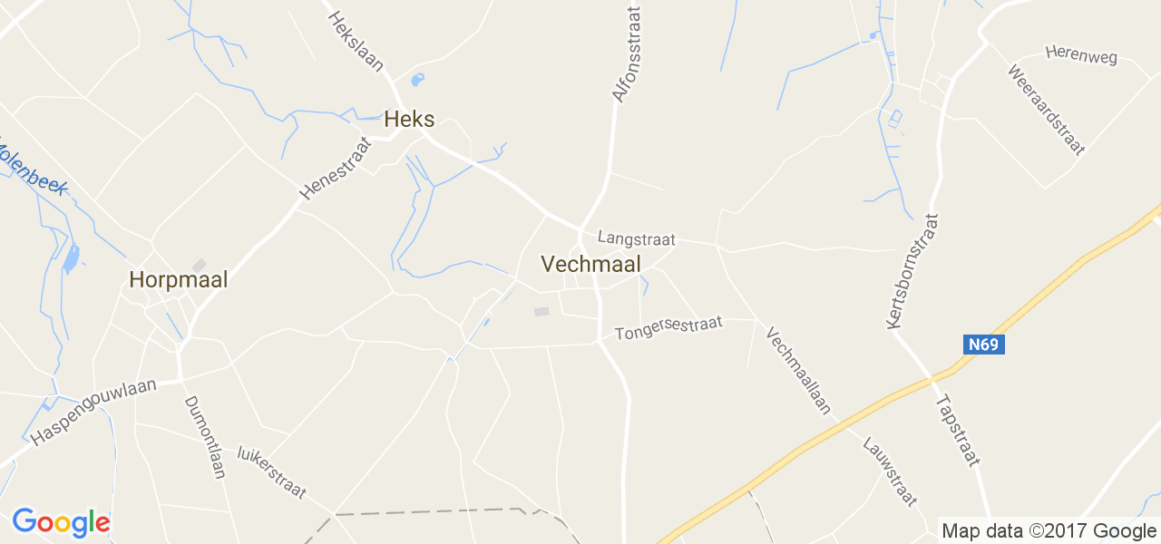 map de la ville de Vechmaal