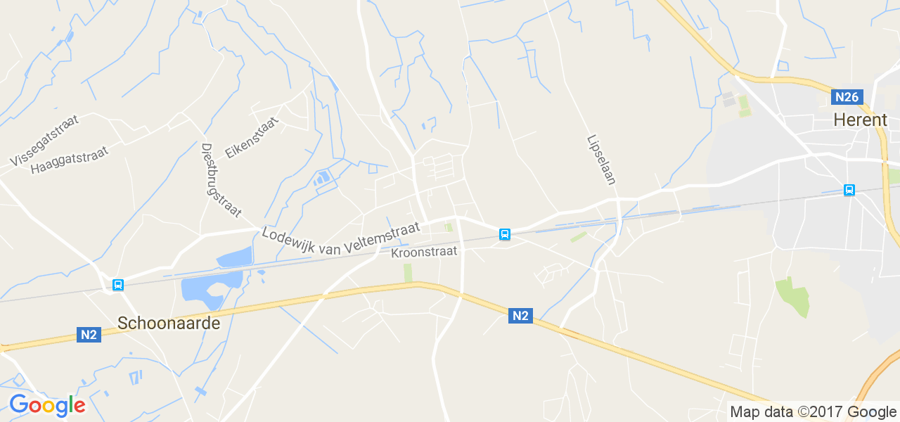 map de la ville de Veltem-Beisem