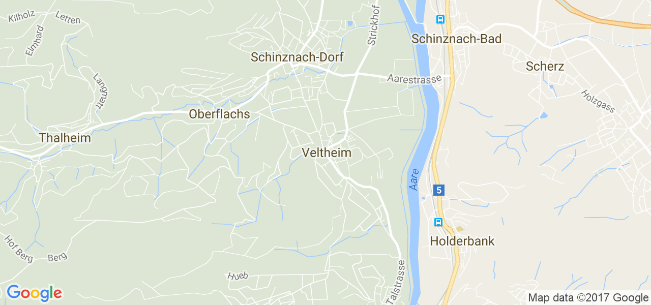 map de la ville de Veltheim