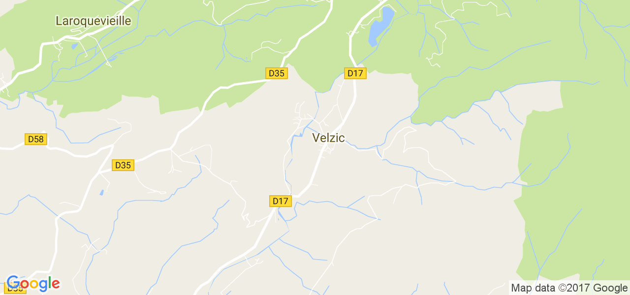 map de la ville de Velzic