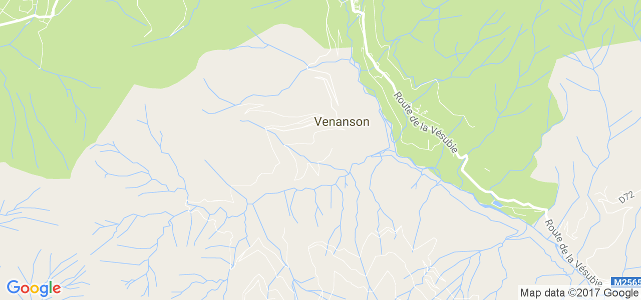 map de la ville de Venanson