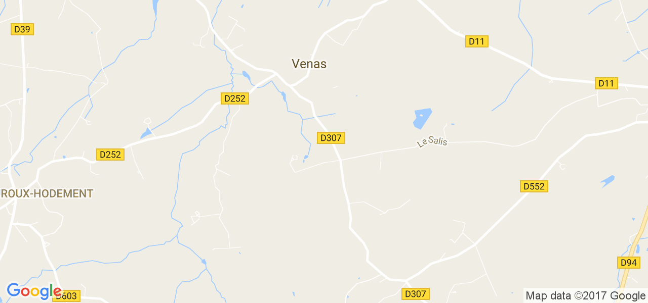 map de la ville de Venas