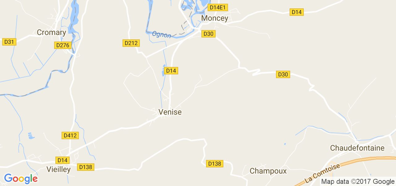 map de la ville de Venise