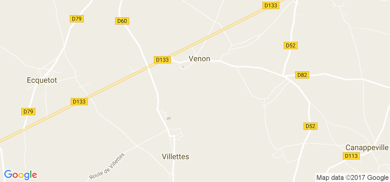 map de la ville de Venon