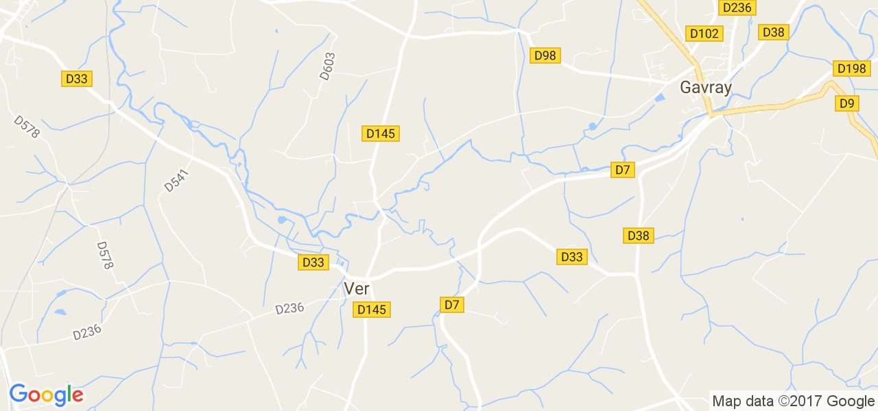 map de la ville de Ver