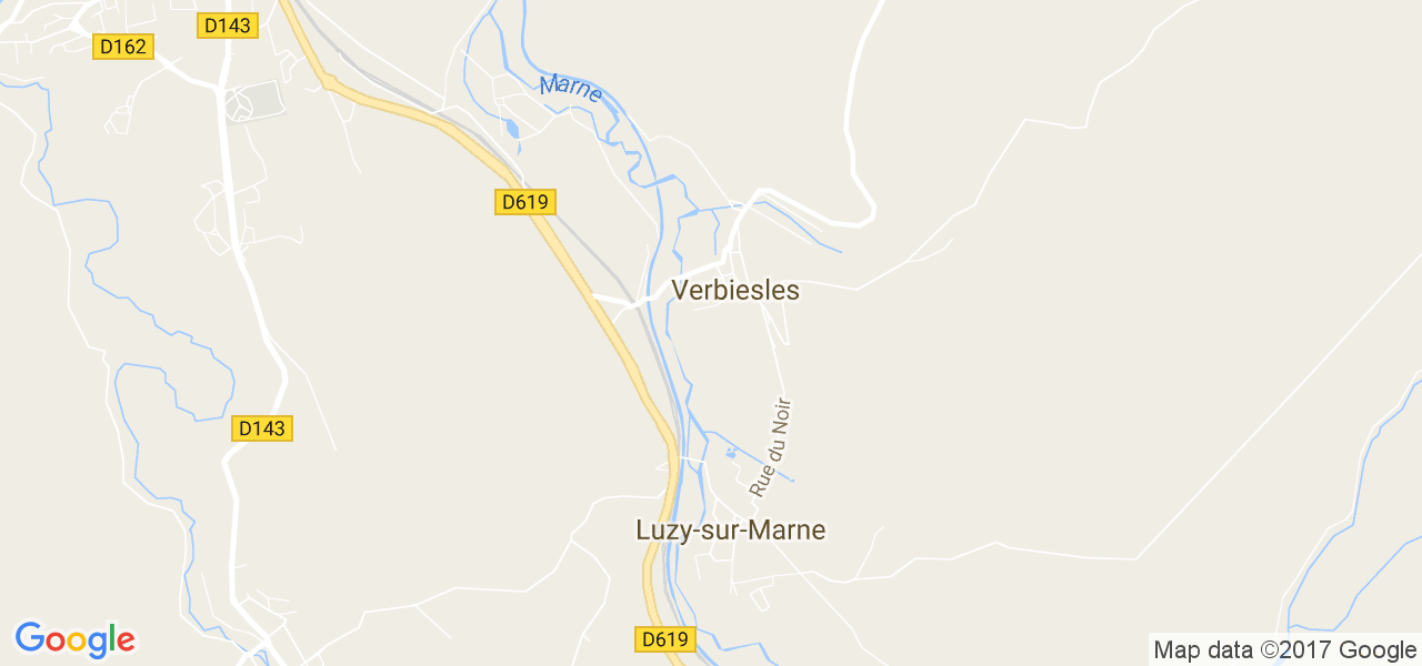 map de la ville de Verbiesles