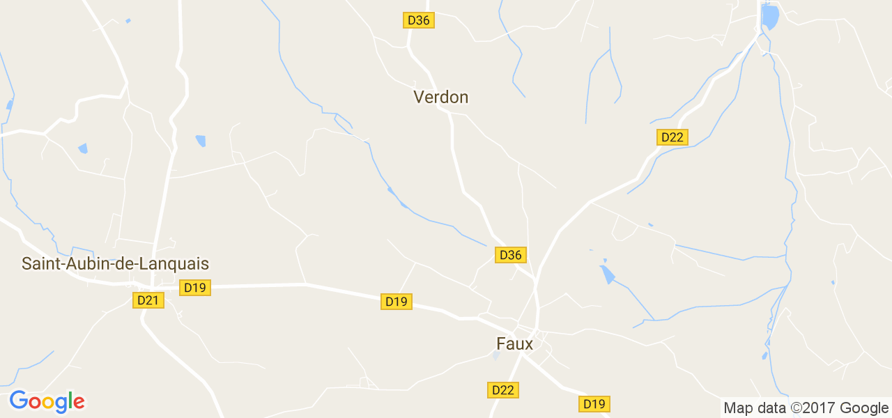 map de la ville de Verdon