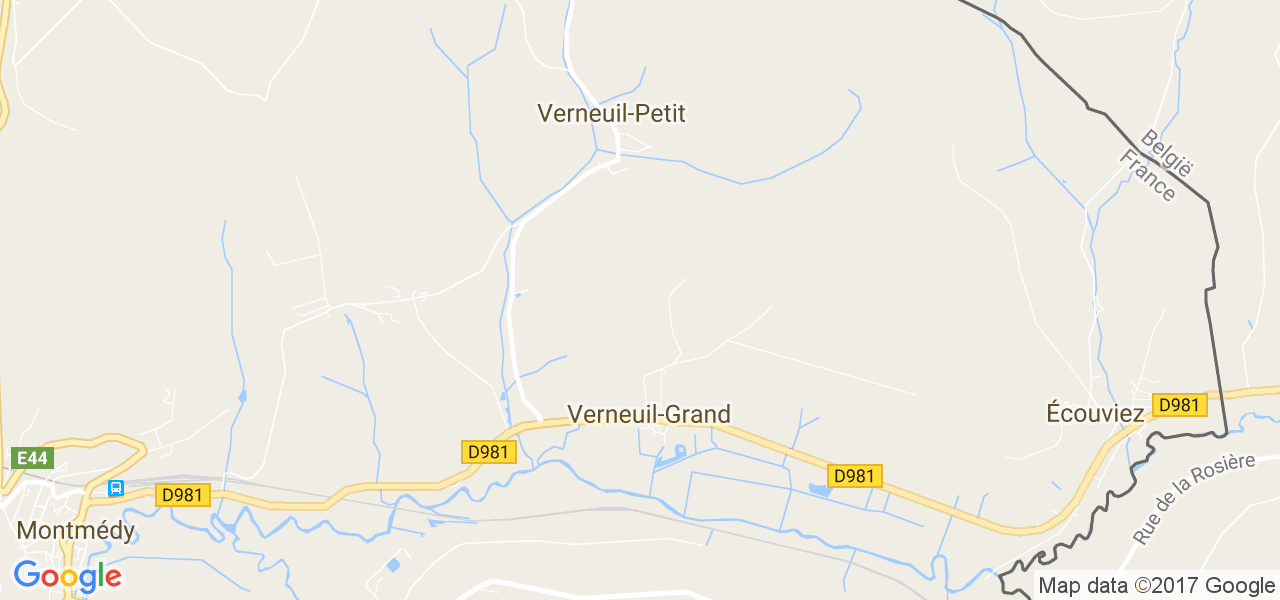 map de la ville de Verneuil-Grand