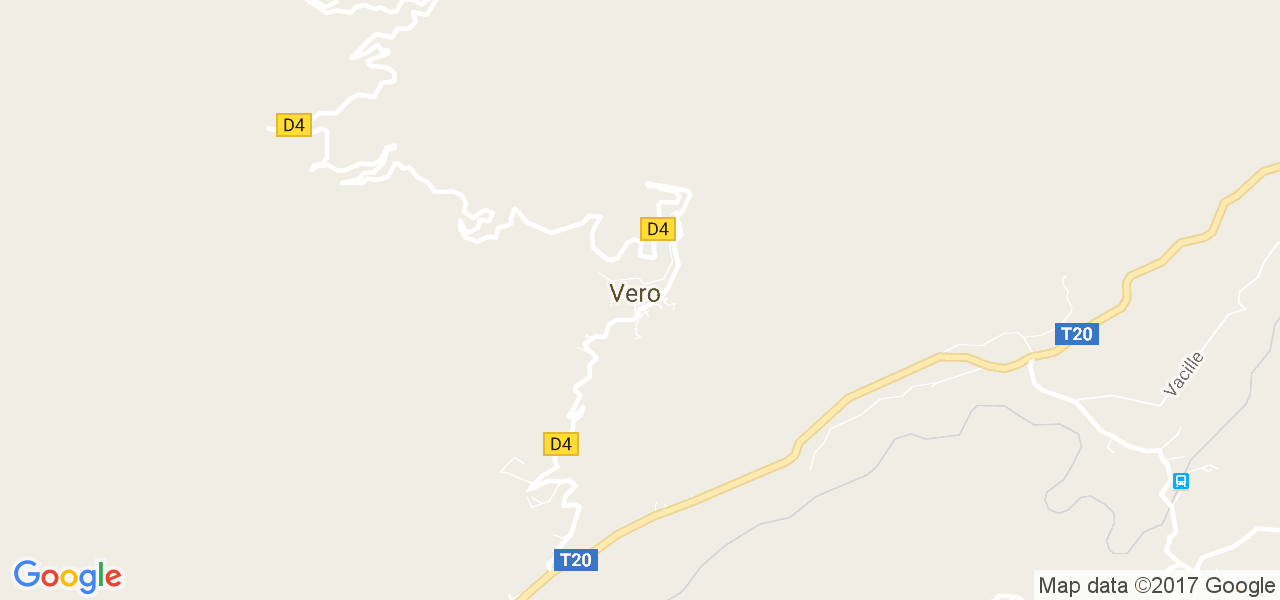 map de la ville de Vero