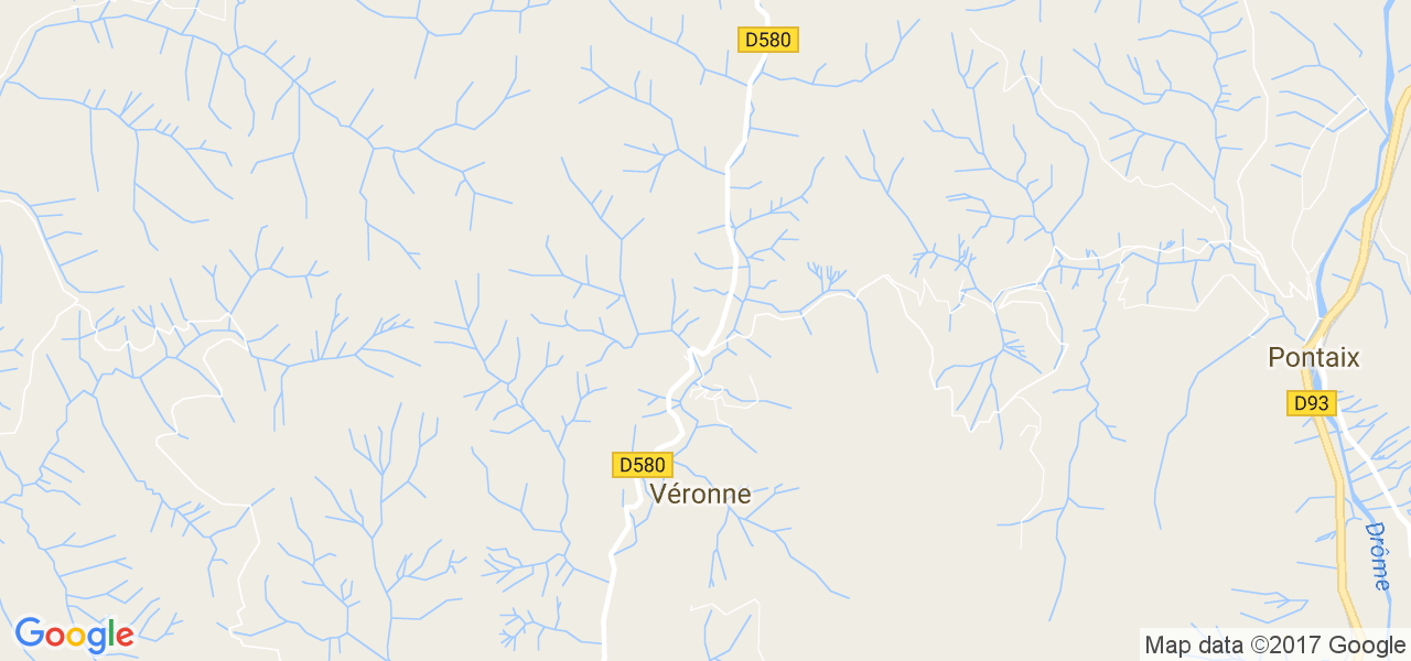 map de la ville de Véronne