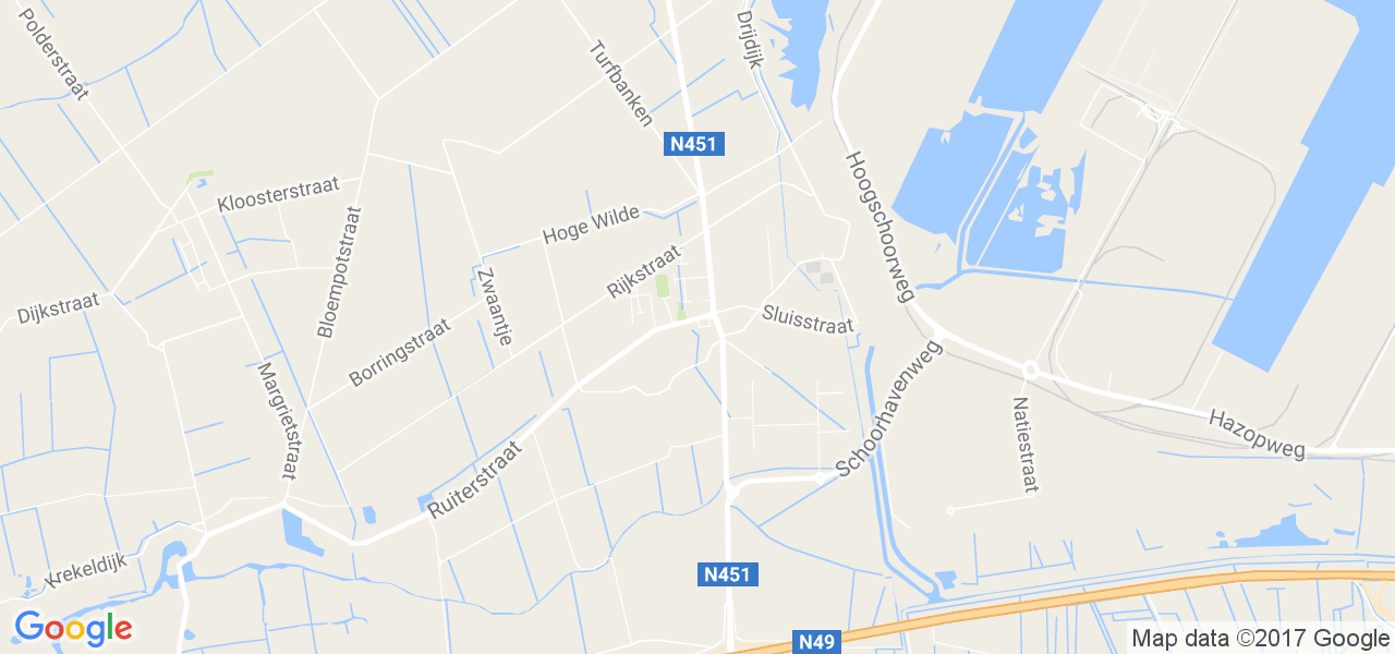 map de la ville de Verrebroek