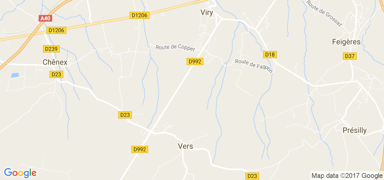 map de la ville de Vers