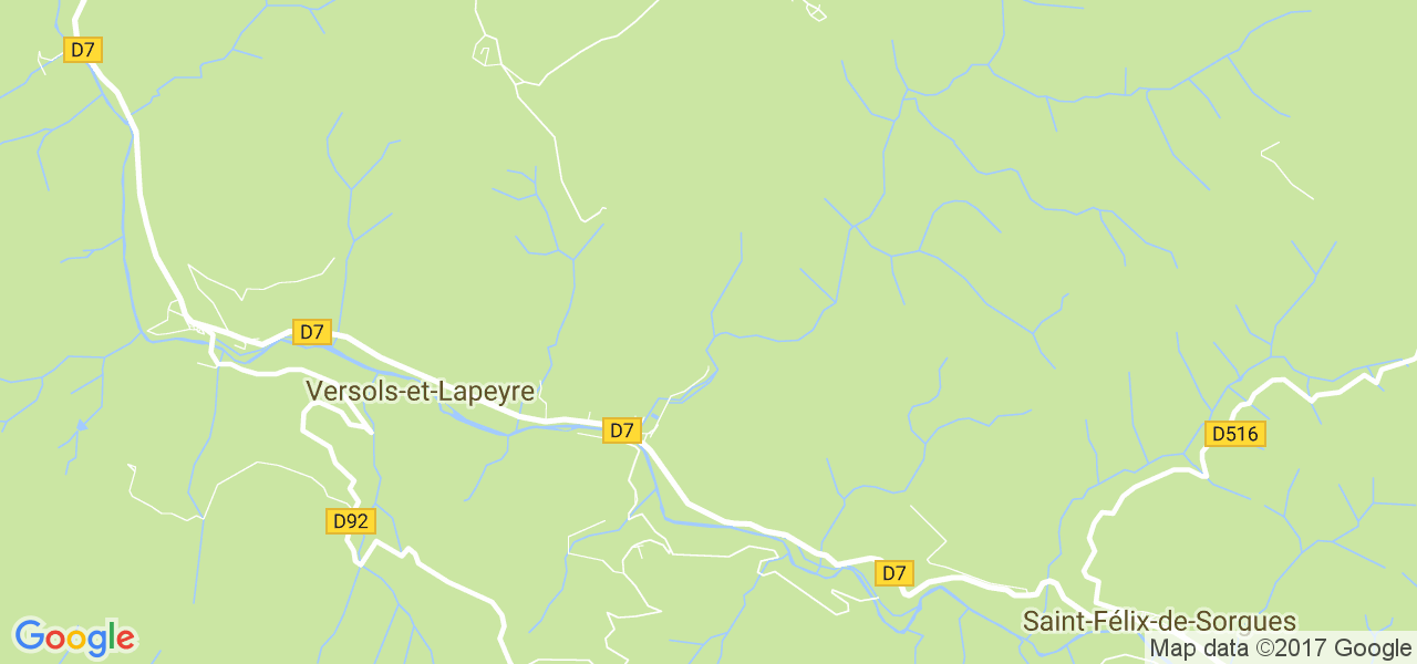 map de la ville de Versols-et-Lapeyre