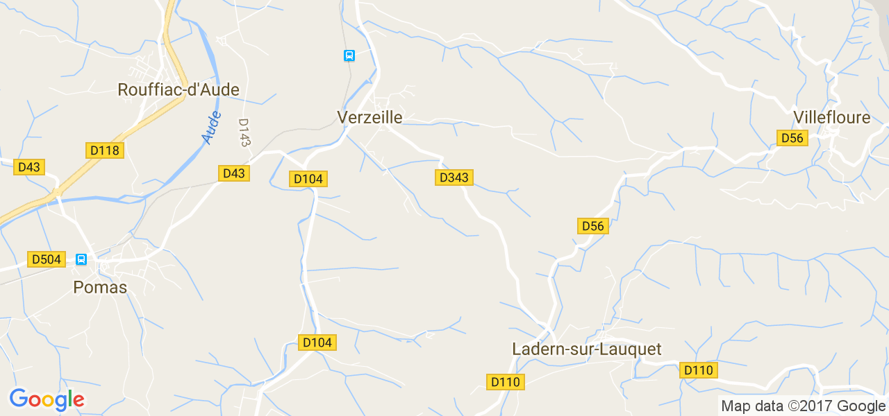 map de la ville de Verzeille