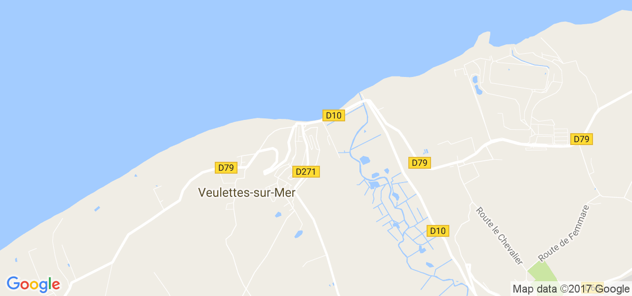 map de la ville de Veulettes-sur-Mer