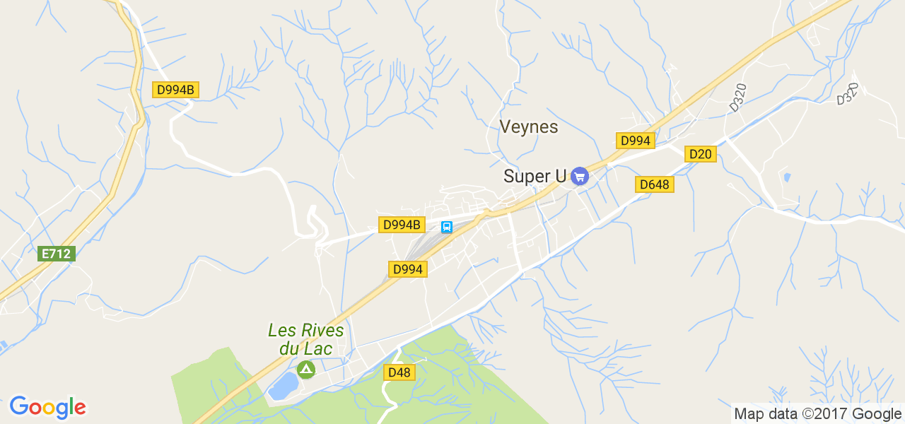 map de la ville de Veynes