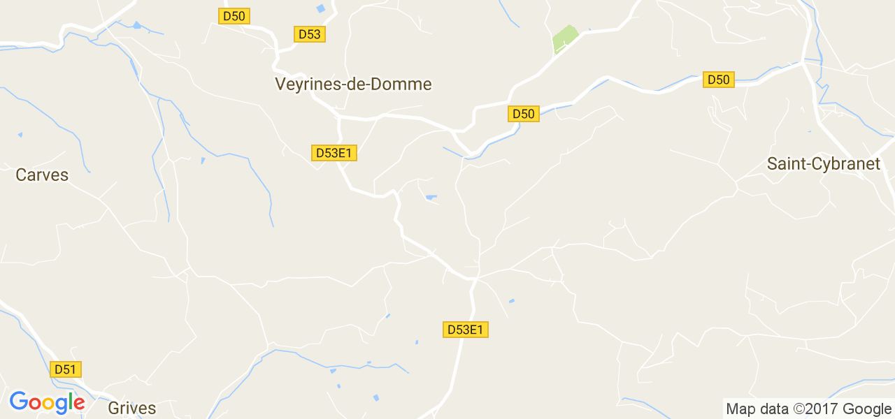 map de la ville de Veyrines-de-Domme