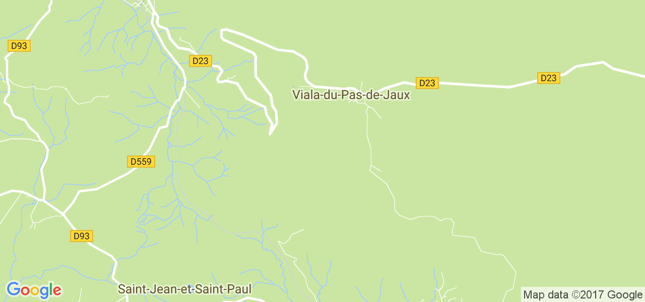 map de la ville de Viala-du-Pas-de-Jaux