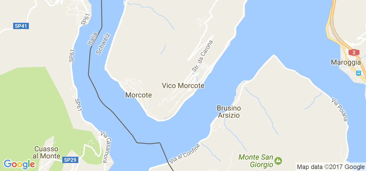 map de la ville de Vico Morcote