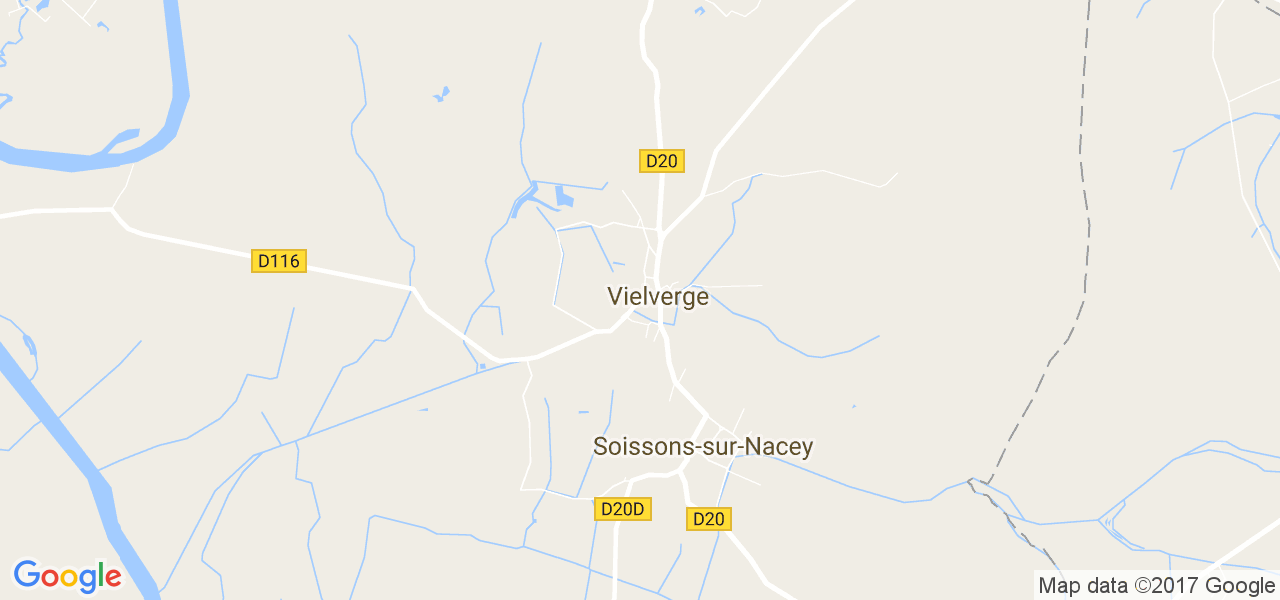 map de la ville de Vielverge