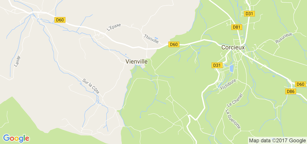 map de la ville de Vienville