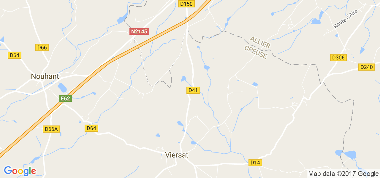 map de la ville de Viersat