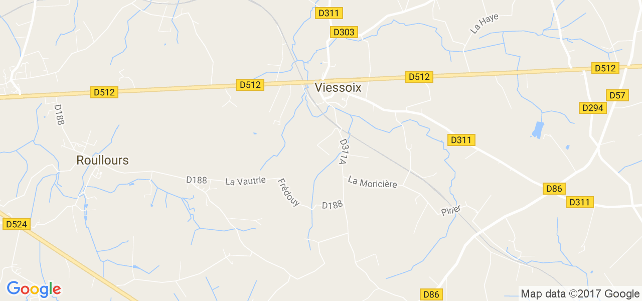 map de la ville de Viessoix