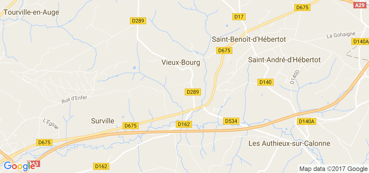 map de la ville de Vieux-Bourg