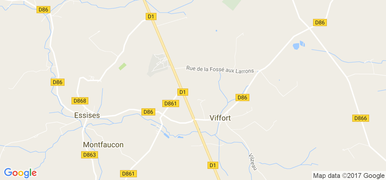 map de la ville de Viffort