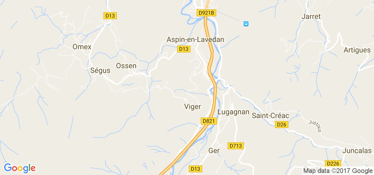 map de la ville de Viger