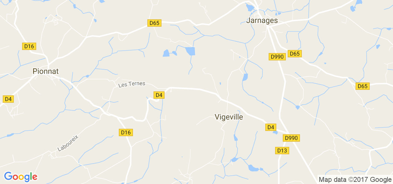 map de la ville de Vigeville