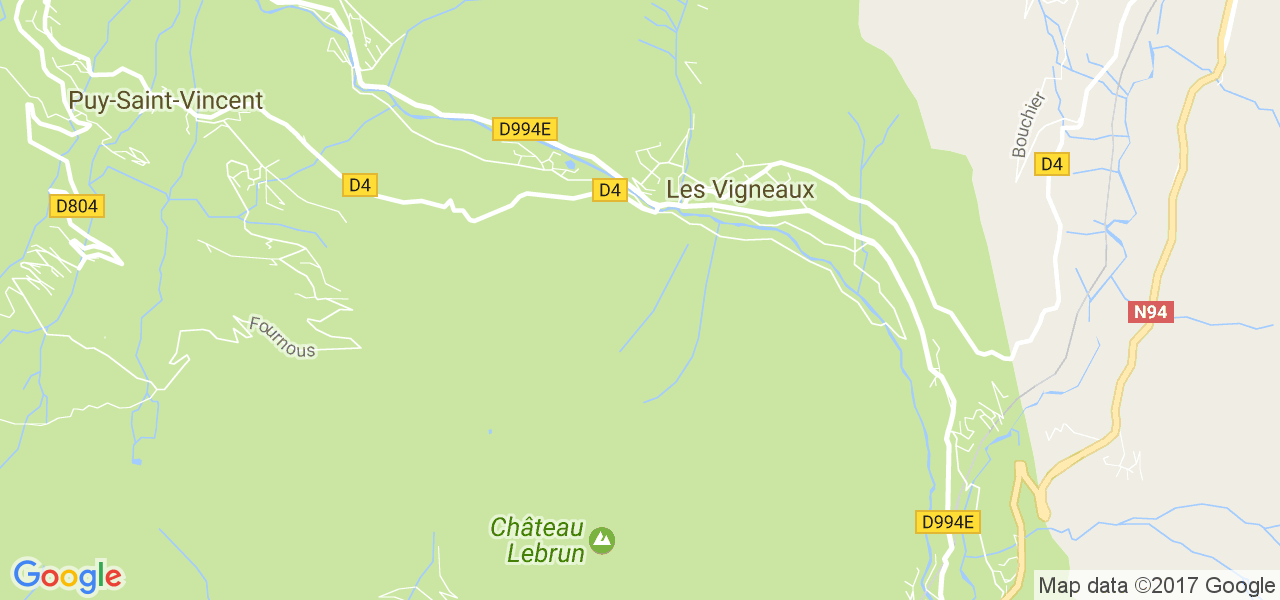 map de la ville de Vigneaux