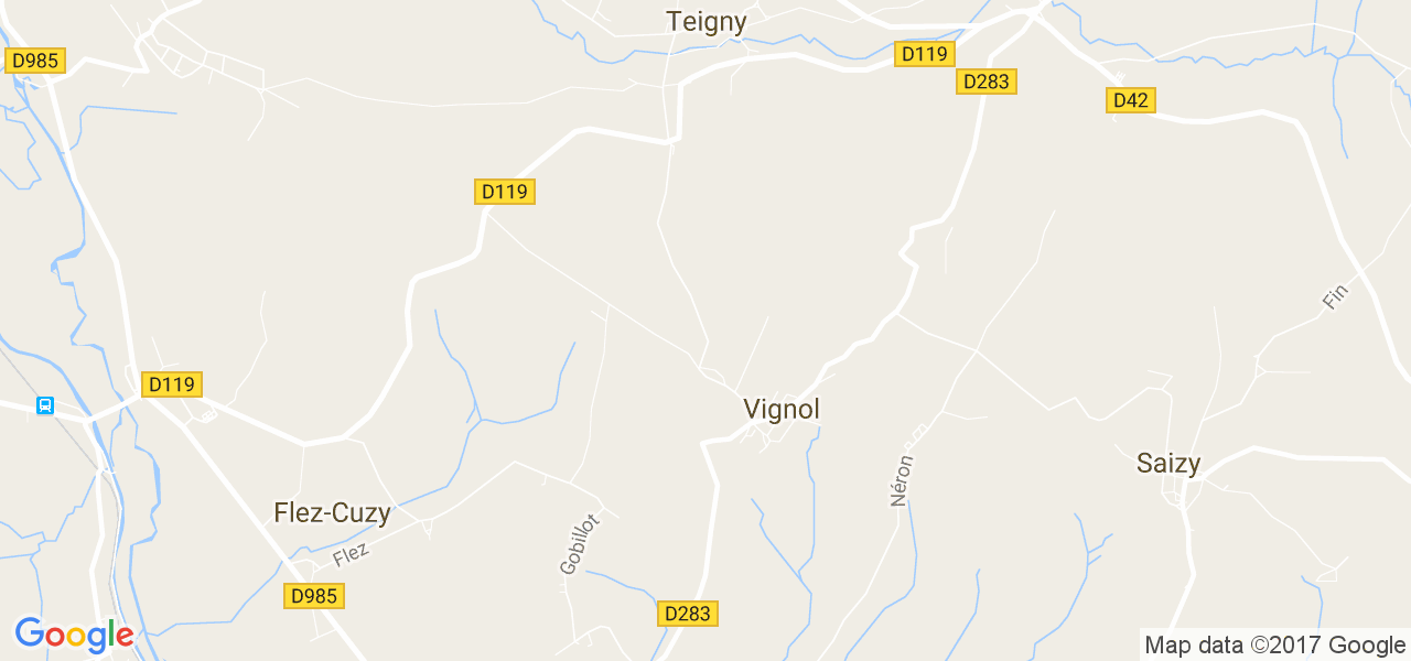 map de la ville de Vignol