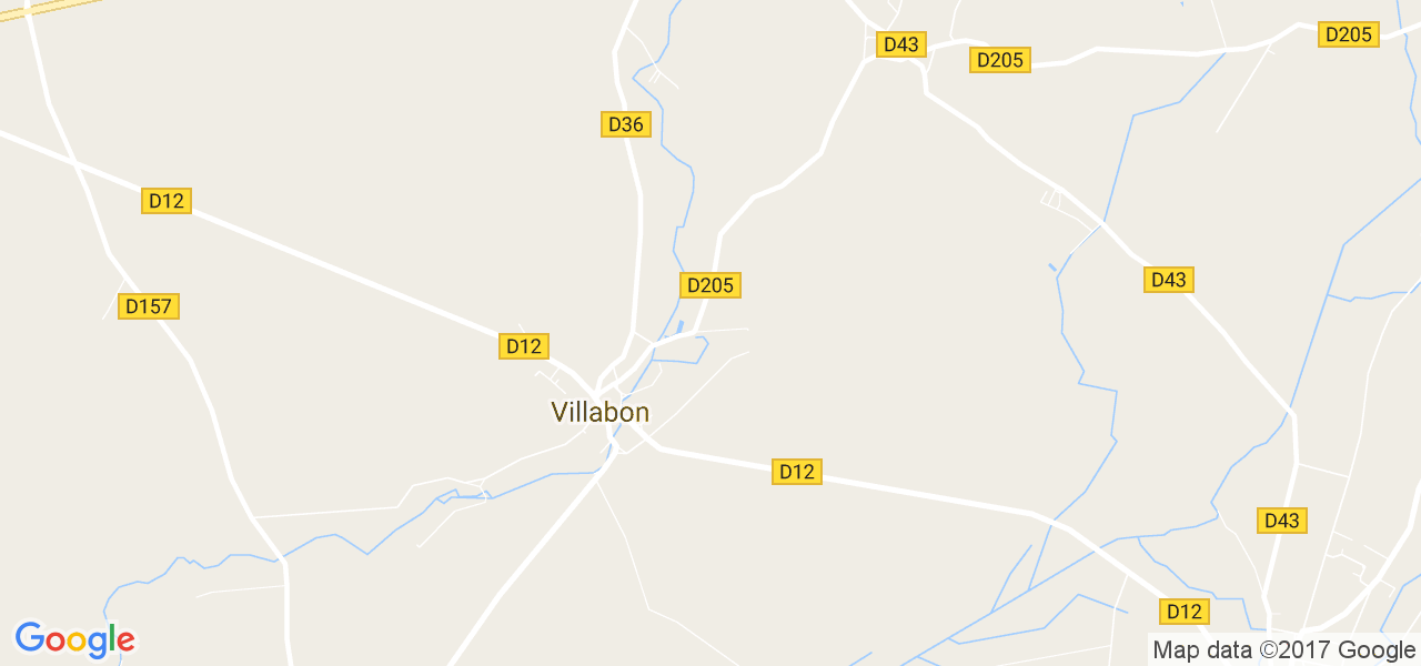 map de la ville de Villabon