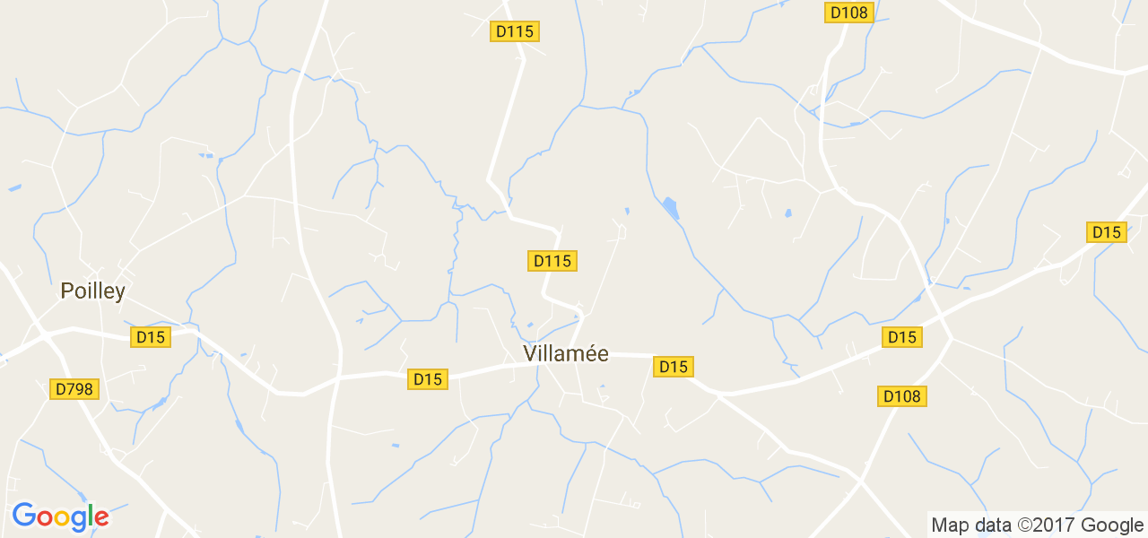 map de la ville de Villamée