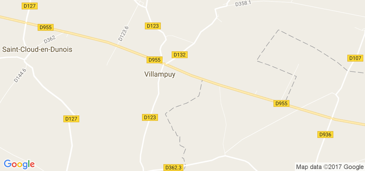 map de la ville de Villampuy