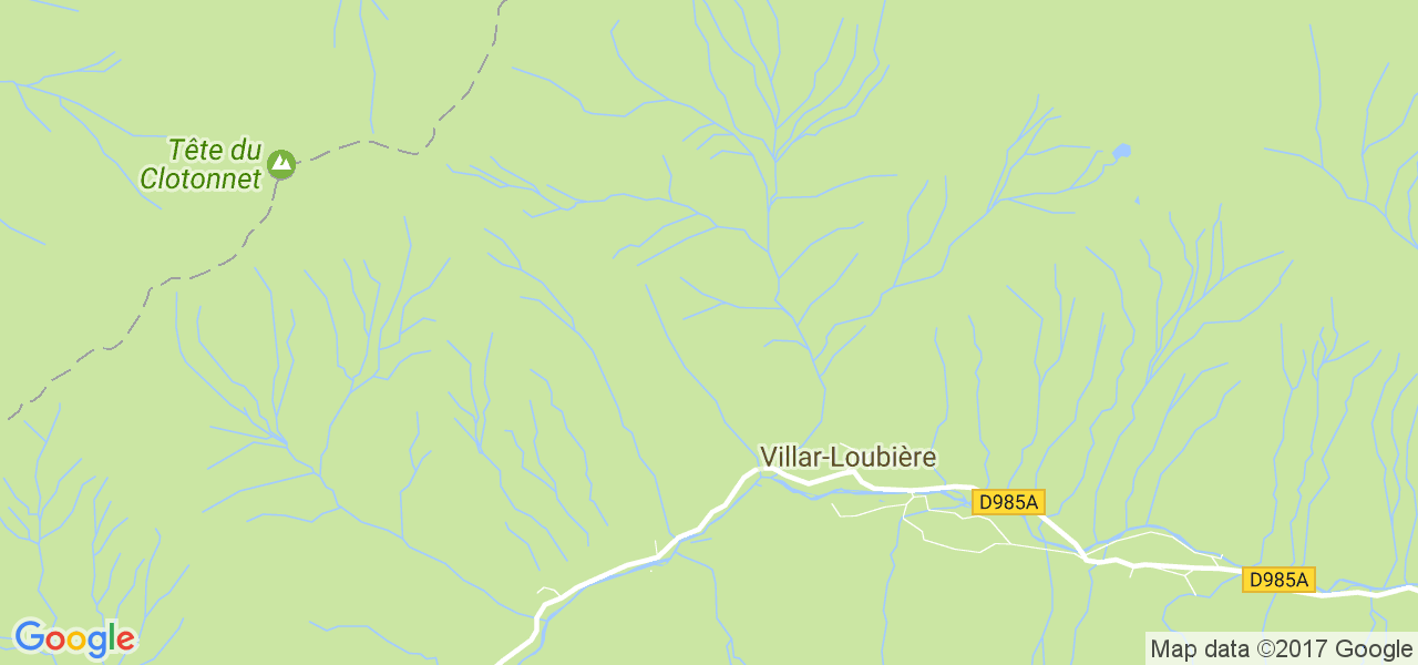 map de la ville de Villar-Loubière