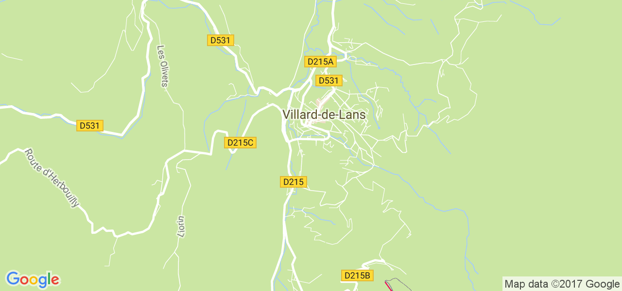 map de la ville de Villard-de-Lans