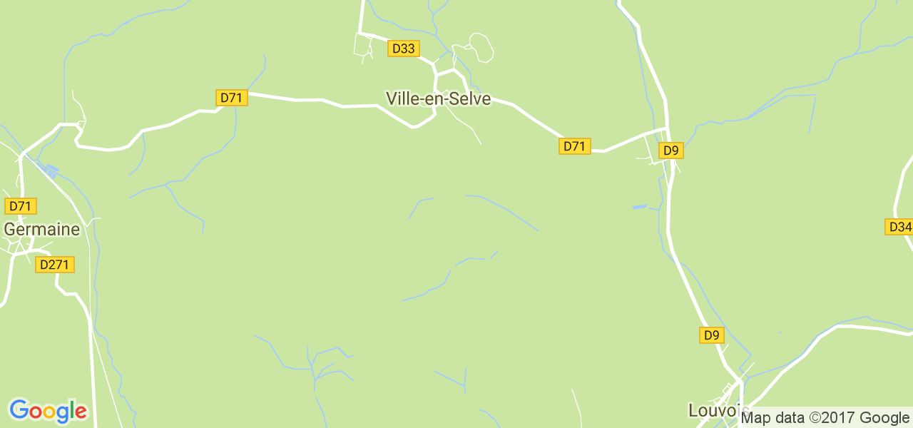 map de la ville de Ville-en-Selve