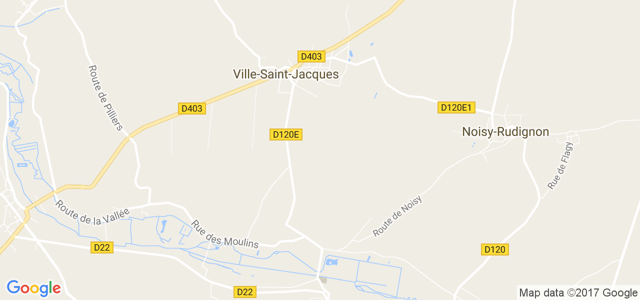 map de la ville de Ville-Saint-Jacques