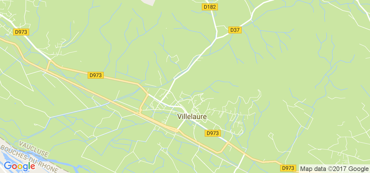 map de la ville de Villelaure