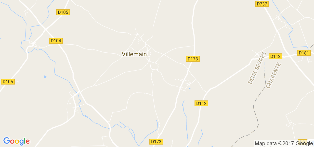 map de la ville de Villemain