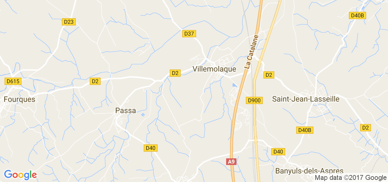 map de la ville de Villemolaque