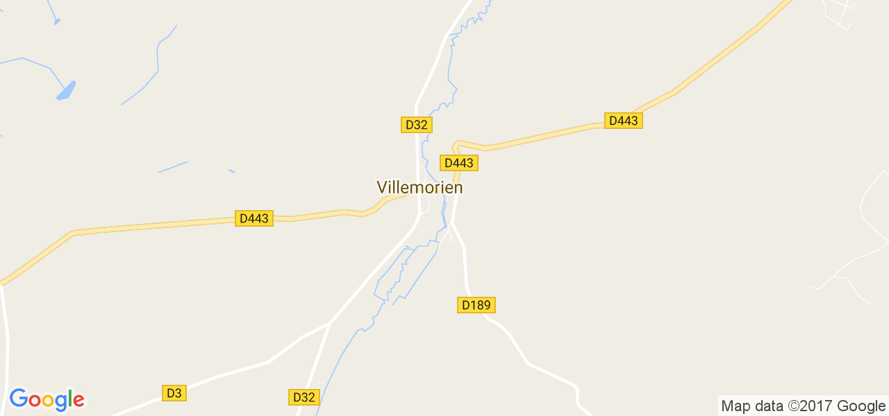 map de la ville de Villemorien