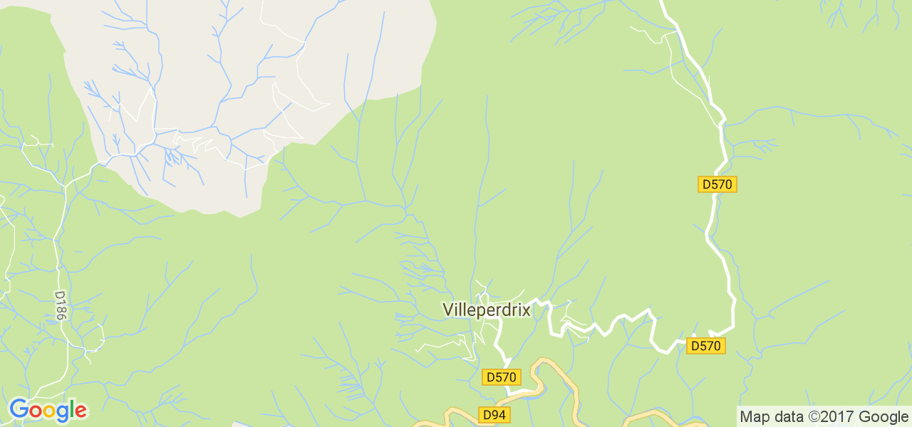 map de la ville de Villeperdrix