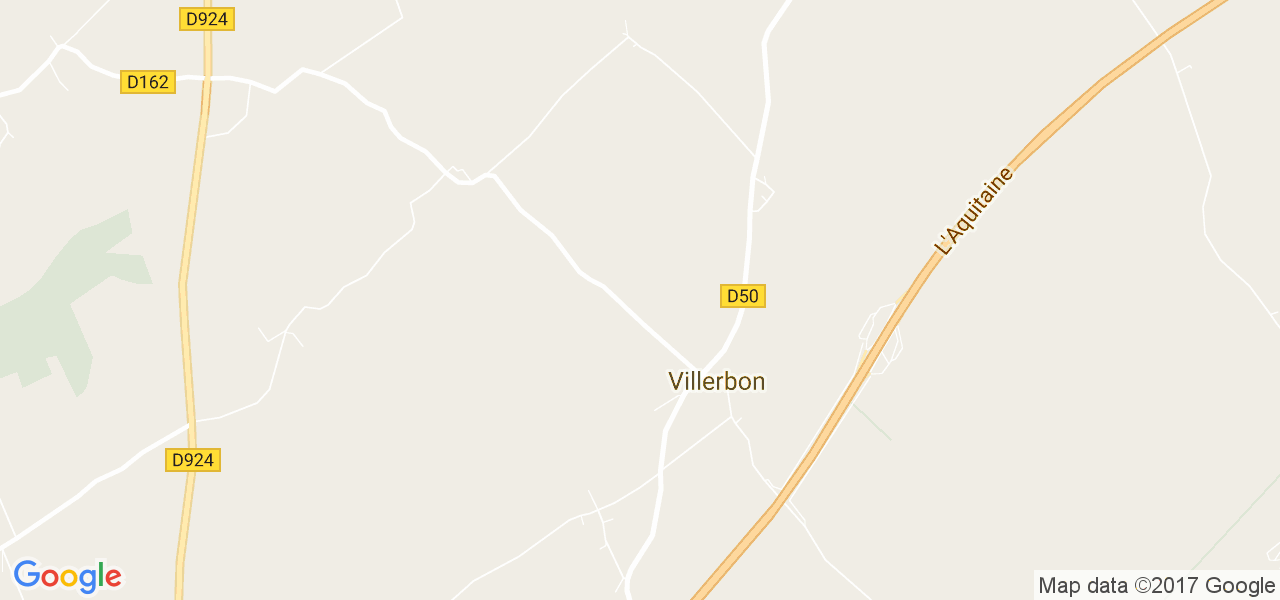 map de la ville de Villerbon