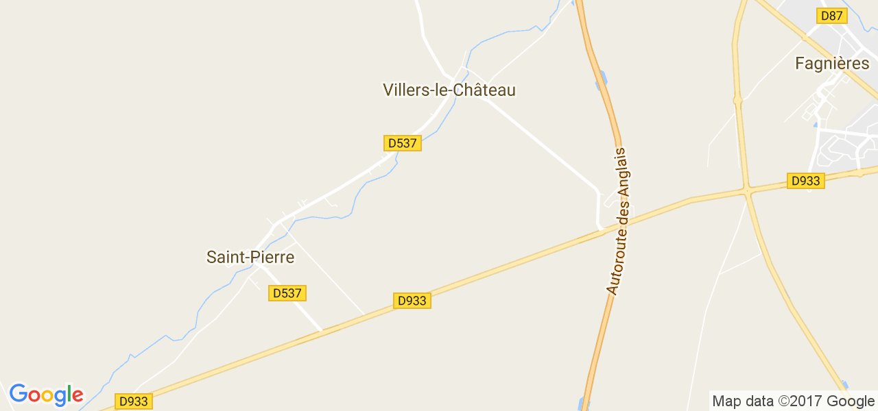 map de la ville de Villers-le-Château